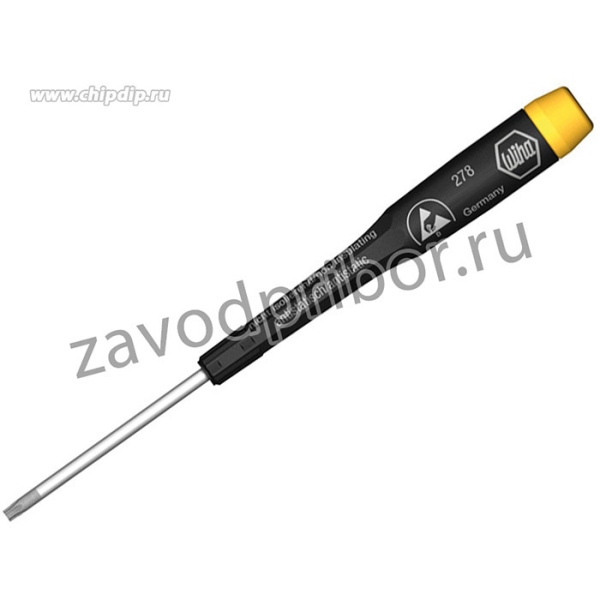 WIHA 28198, Отвертка Precision ESD, TORX PLUS 4IPx40 мм, серия 278IP ESD