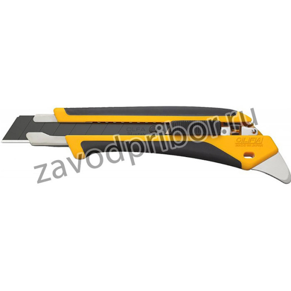 Нож OLFA X-design,двухкомп. корпус,метал. направ.,18мм, фикс.AUTOLOCK OL-L5-AL
