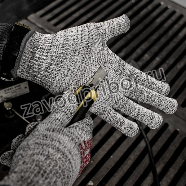 JC051-С01/ХL Самурай 01 Перчатки из полиэтиленовой пряжи 5 класс серые, размер ХL JC051-С01-ХL