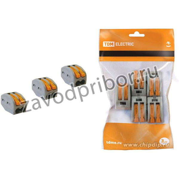 Соединительная клемма СК-412 2,5мм2 5 шт/упак SQ0527-0011