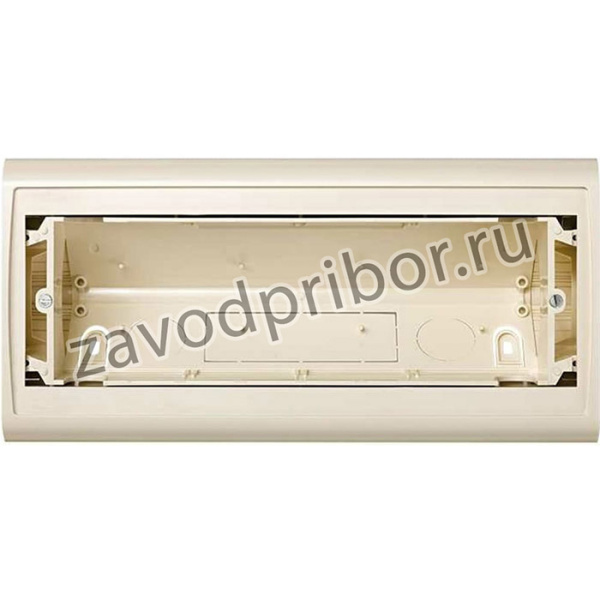 Угловая монтажная коробка Simon, на 8 узких, 4 широких модулей, слоновая кость С82772-0031