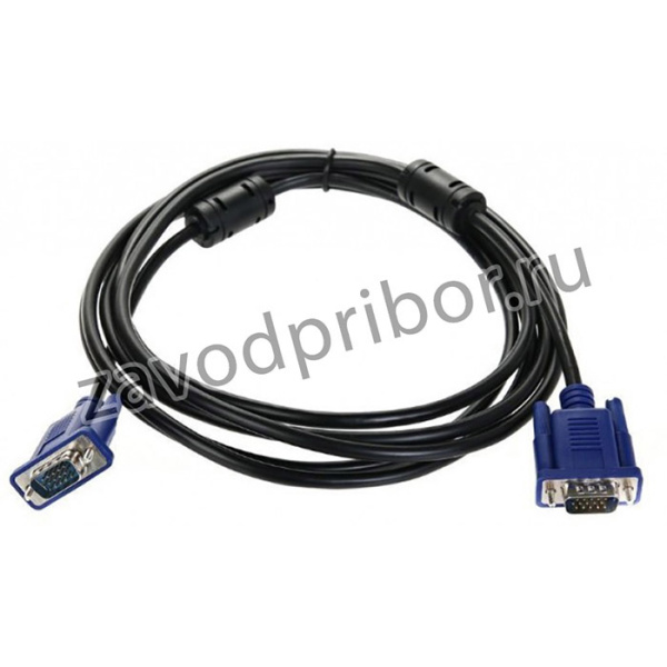 Соединительный кабель SVGA (15M/15M) 3m 2 фильтра QCG120H-3M
