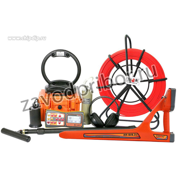 Течетрассопоисковый комплект для диагностики неметаллических и металлических трубопроводов с функцией "Зонд" и функцией сохраниеия GPS/ГЛОН