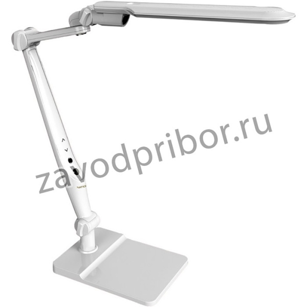 Светильник National NL-80LED, LED 10Вт подставка + струбцина белый