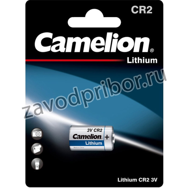 Camelion CR2 BL-1 (CR2-BP1, батарейка фото,3В)