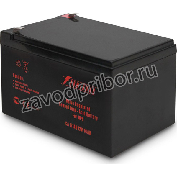 POWERMAN Battery 12V/14AH, Powerman CA12140/UPS, Батарея POWERMAN Battery CA12140, напряжение 12В, емкость 14Ач, макс. ток разряда 210А, мак