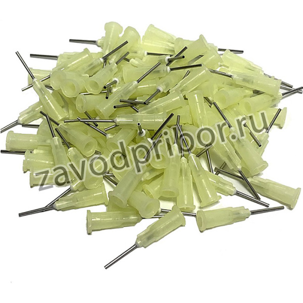 Иглы дозирующие д.0,84мм 100 шт ( кремовый )