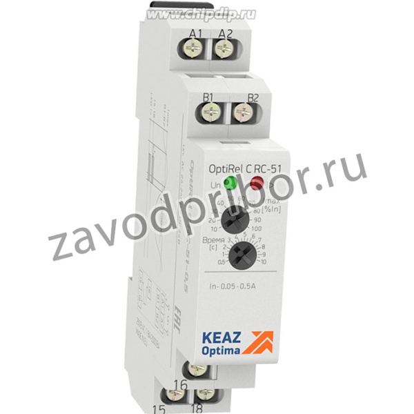 Modul OptiRel C RC-51-1 реле контроля тока 1A (PRI-51/1A), 24-240V AC, 24V DC