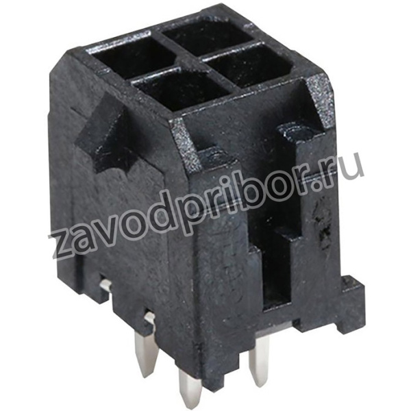 43045-0429, Pin Header, Wire-to-Board, 3 мм, 2 ряд(-ов), 4 контакт(-ов), Through Hole Straight