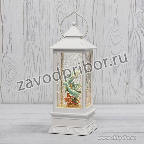 501-173, Декоративный светильник Дельфины с конфетти, USB