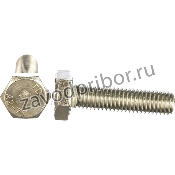 Болт DIN 933 с шестигр. гол. с полн. рез. 10х40 нержав. сталь 2 шт. G2 1040 1