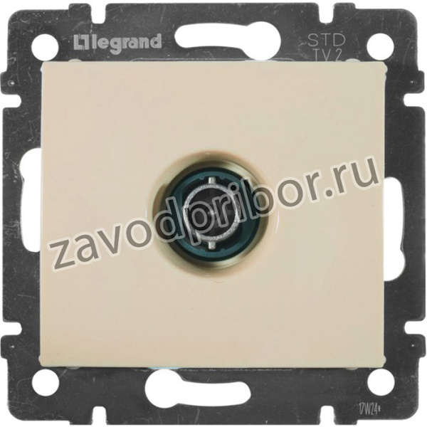 Механизм розетки TV СП Valena оконечная 10дБ сл. кость Leg 774330