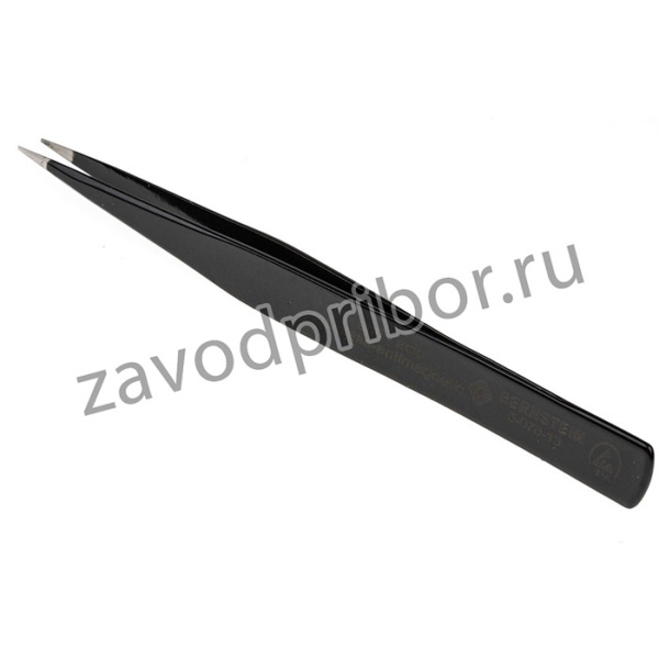 BRN-5-078-13, Пинцет, немагнитный, Концы губок: заостренные, Дл.пинцета: 130мм