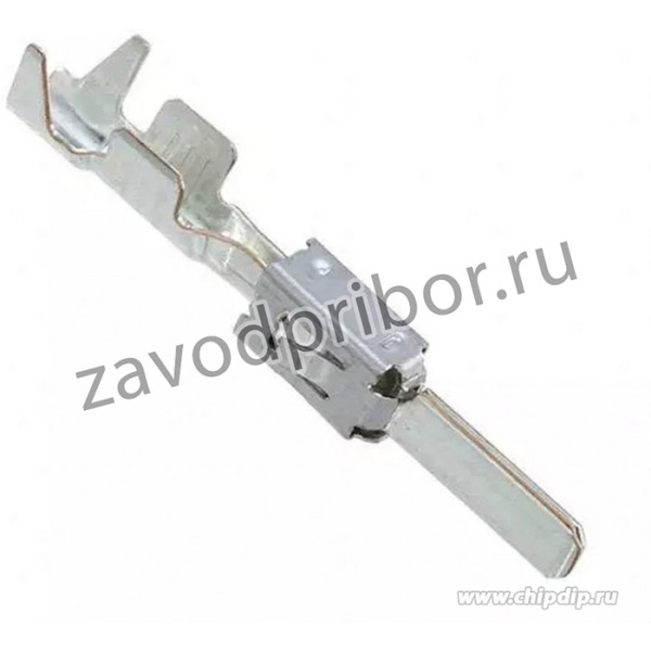 1-962842-1, Прямоугольный контакт питания, JPT Series, Контакты с Покрытием из Золота, Бронза, Штырь, Обжим