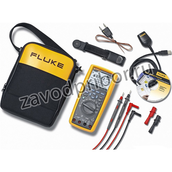 Fluke 289/FVF Комплект, Мультиметр цифровой промышленный True RMS, регистрирующий с ПО FlukeView Forms (Госреестр РФ)
