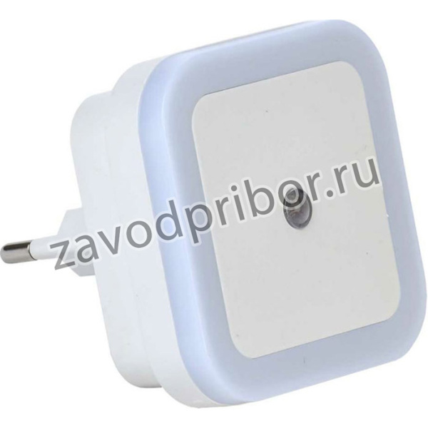 LDNN8-018-SQ-P-00-S-K01, Светильник-ночник светодиодный 018 квадрат с датчиком освещенности 220В