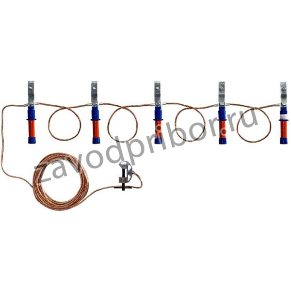 Заземление переносное ЗПЛ-1 Д для ВЛ до 1кВ 16кв.мм Диэлектрик Д157662