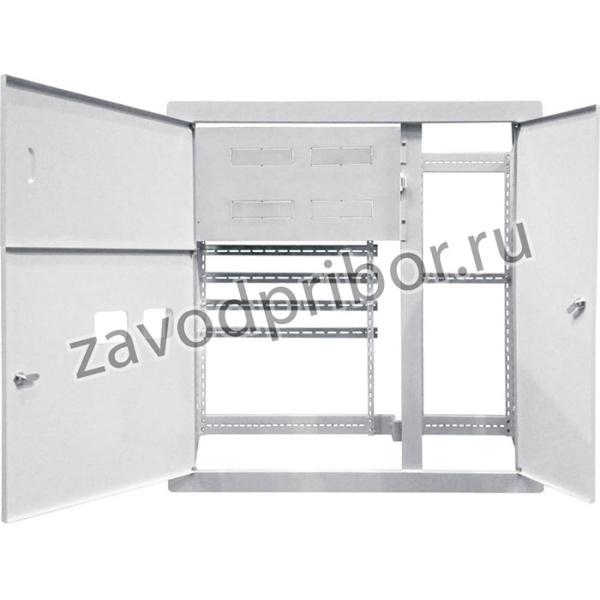 Корпус этажного щита 2 квартиры, модификация 3, Народный, 1010x950x160 SQ0905-1336