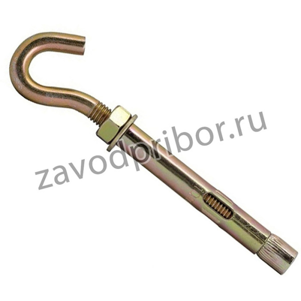 Анкерный болт с крюком 10x60 2 шт - пакет 104680