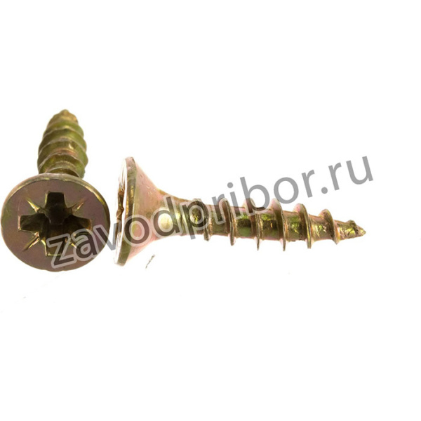Шурупы универсальные жёлтый цинк, 3,5х16 200 шт 111191