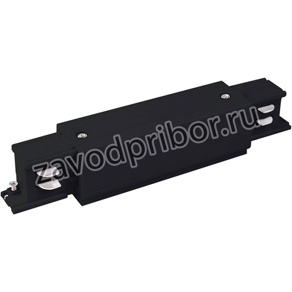 TRC-1-3-I-BK / Соединитель электрический Коннектор прямой для трехфазного шинопровода (черный) /