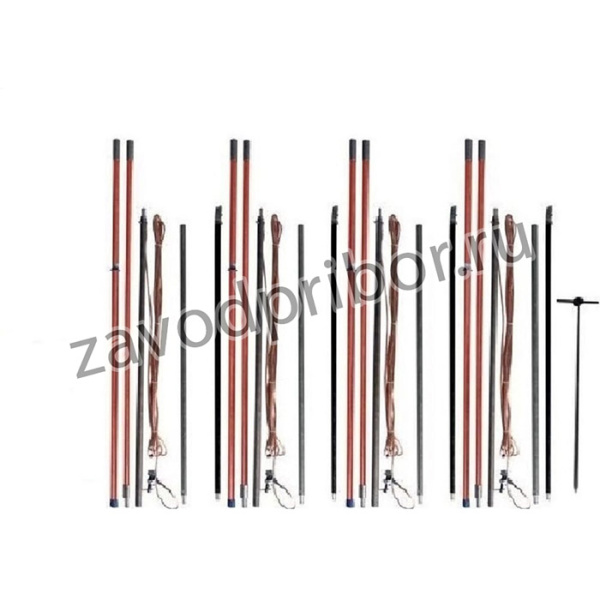 Комплект штанг для ВЛ, без подъема на опору, от 0.4кВ до 10 кВ КШЗ-0.4-10 Д 224938