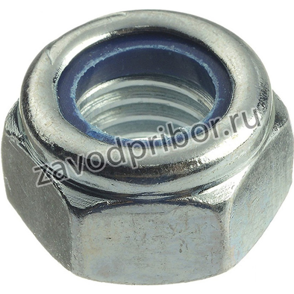 Гайки шест.со стоп.кольц.DIN985 Zn пакет, М8 6 шт 112995