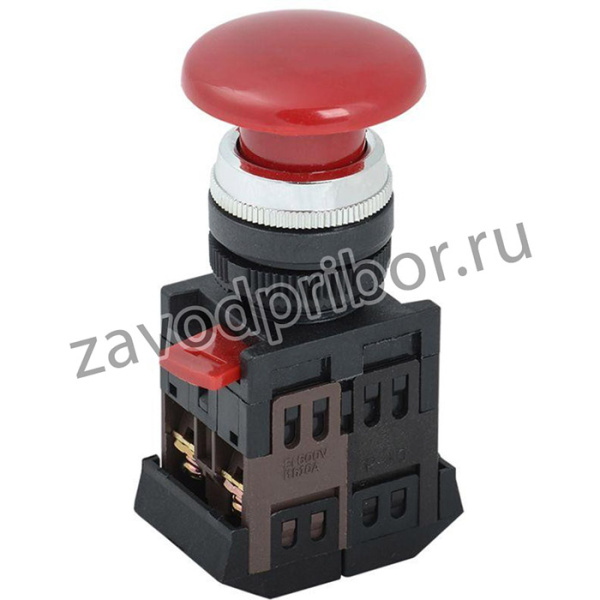 Кнопка "Грибок" AEA-22 d22мм 1з+1р красн. IEK BBG30-AEA-K04