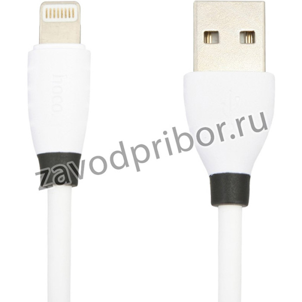 USB кабель HOCO X27 Excellent Charge Data Cable For Lightning (L=1,2M) (белый)