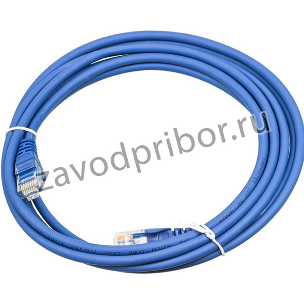 Патч-корд Lanmaster LAN-PC45/U5E-3.0-BL UTP RJ-45 вил.-вилка RJ-45 кат.5E 3м синий LSZH (уп.:1шт)
