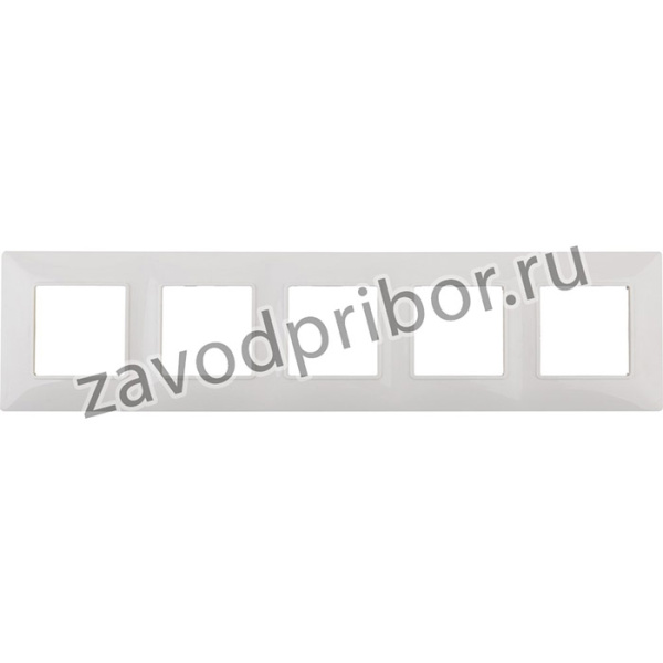 14-5005-01 ЭРА Рамка на 5 постов, Эра Elegance, белый Б0034405