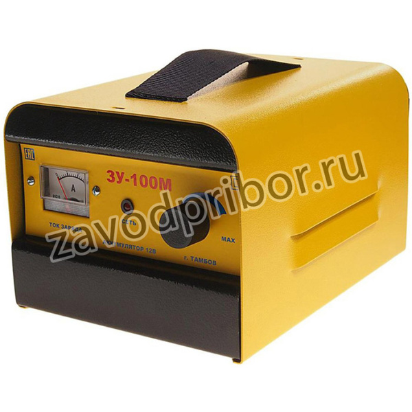 ЗУ-100М, Устройство зарядное 12V 8А 100Ач 220V (плавная регулировка) НИКА АНТАС