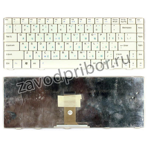 Клавиатура для ноутбука Asus F80 F80S F80CR F80Q F80L белая