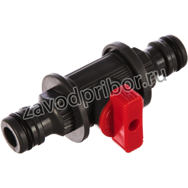 Переходник пластиковый с запорным клапаном быстросъемное соединение 76426