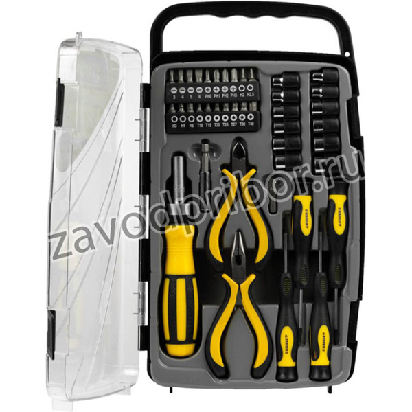 25311-H41, STAYER 41шт, Набор слесарно-монтажного инструмента (25311-H41)