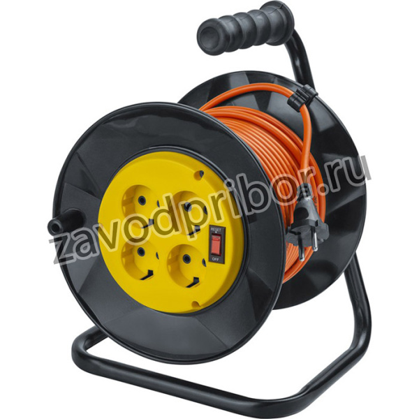 Удлинитель Navigator 93 904 NPE-R-04-40-X-2x1 катушка 4 гн. б/з 40м (Россия)