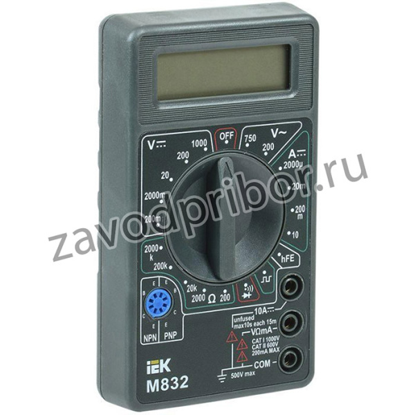 Мультиметр цифровой Universal M832 IEK TMD-2S-832