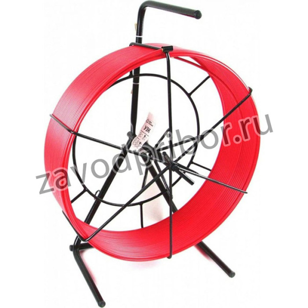 Протяжка для кабеля мини УЗК d=6 мм L=250 м в напольной кассете №3, красный СП-К3-6/250
