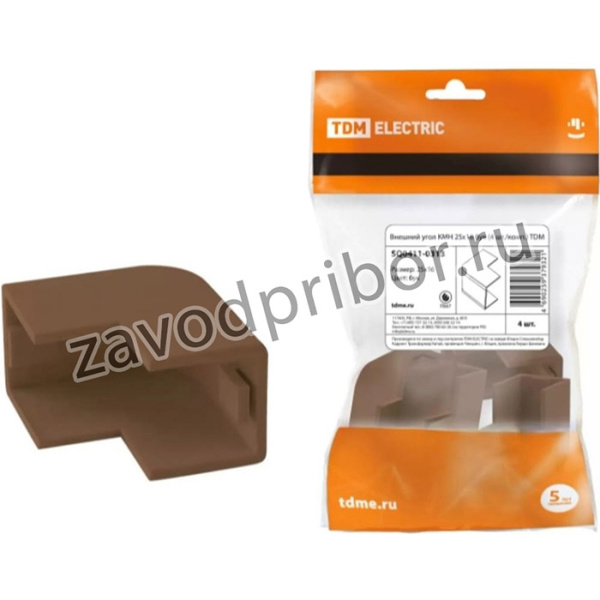 Внешний угол КМН 25x16 бук 4 шт./комп. SQ0411-0313