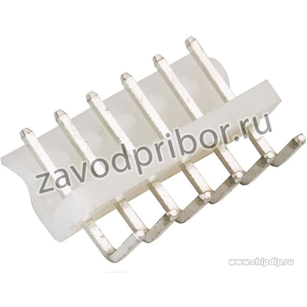 MPW-6R (DS1074-6 MR), Вилка на плату 5.08мм угловая 6pin