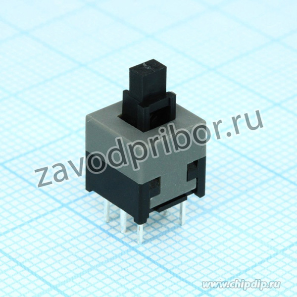 MPS-850N-G, Кнопочный переключатель без фиксации 8,5х8,5мм 100mA 30VDC, 6pin