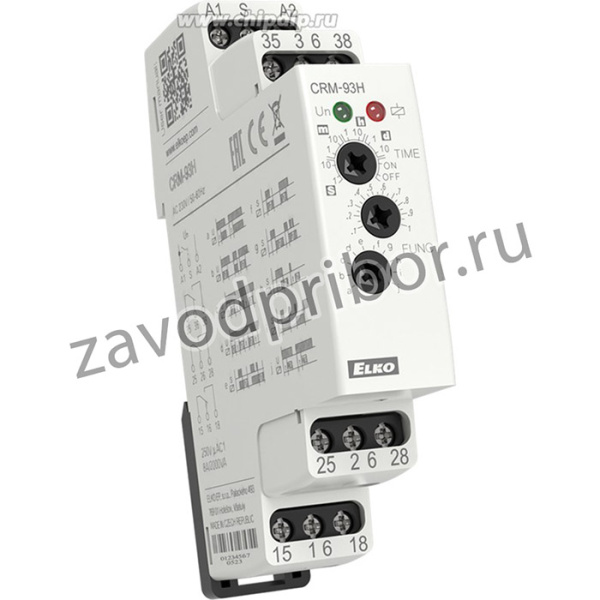 CRM-93H/230V Мультифункциональное реле времени, 10 функций (0,1с -10 дней) AC 230V