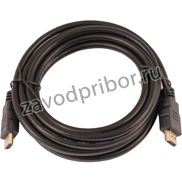 Кабель аудио-видео LAZSO WH-111 HDMI (m)/HDMI (m) 3м. позолоч.конт. черный (WH-111(3M))