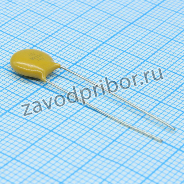 CT81-N8Y5P1B222KSE, (1kV 2200pF +10% Y5PB F:5mm), Конденсатор керамический 2200пФ 1000В Y5P +10% радиальный D8X3.5мм