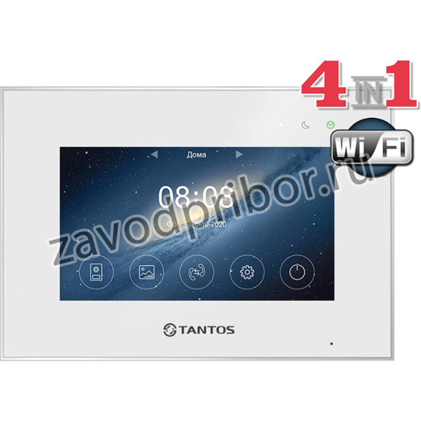 Монитор видеодомофона Tantos Marilyn HD Wi-Fi (white)