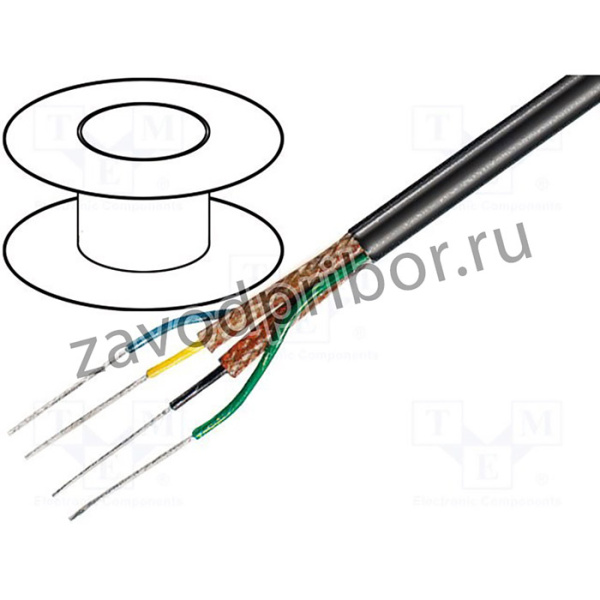 TAS-C207, Кабель микрофонный смешанный 2x0,15мм2+2x015мм2