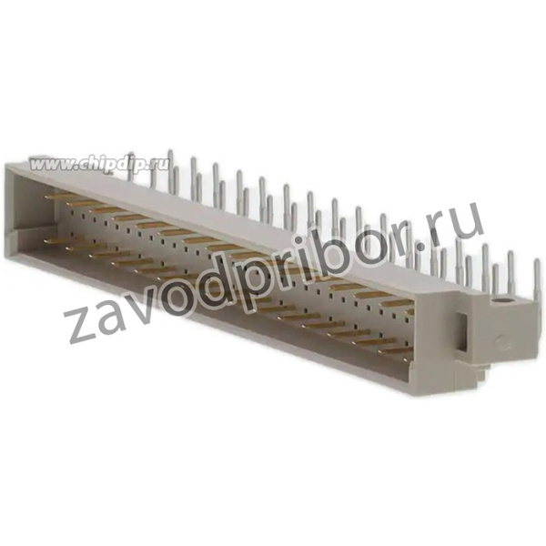 09031322921, Conn DIN 41612 M 32 POS 5.08mm Solder RA Thru-Hole Box