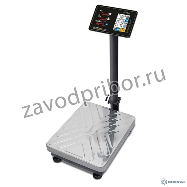 M-ER 333 ACP TRADER с расчетом стоимости LED — напольные торговые весы