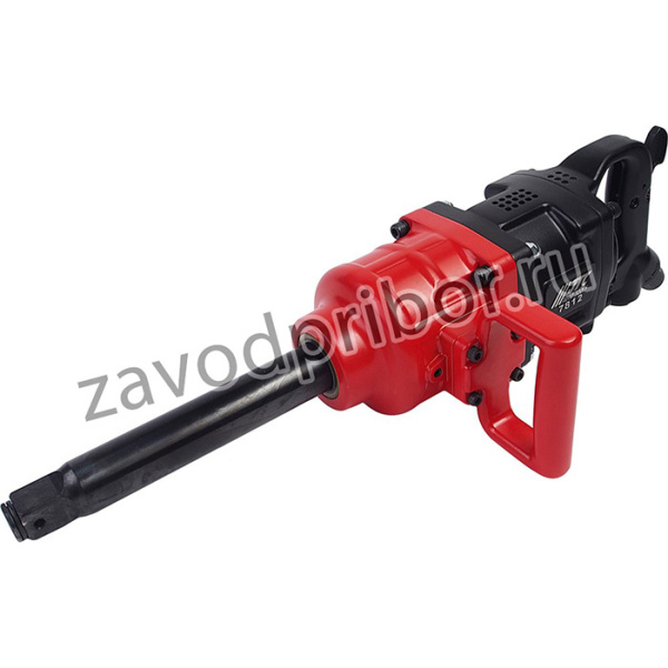 Пневмогайковерт ударный 1 (3390 Nm) 90PSI 3800об/мин, длина шпинделя 228мм, расход воздуха 351 L/min, общая длина 612мм JTC