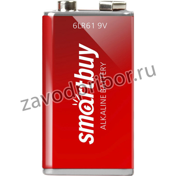 Батарейка алкалиновая Крона Smartbuy 6LR61/1B (12/240) (SBBA-9V01B)
